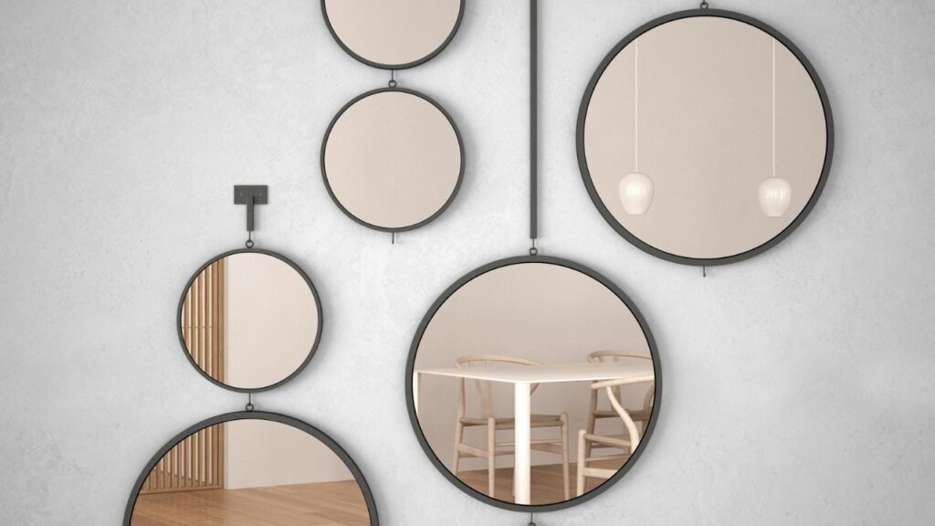 Hang a Collection of Mirrors