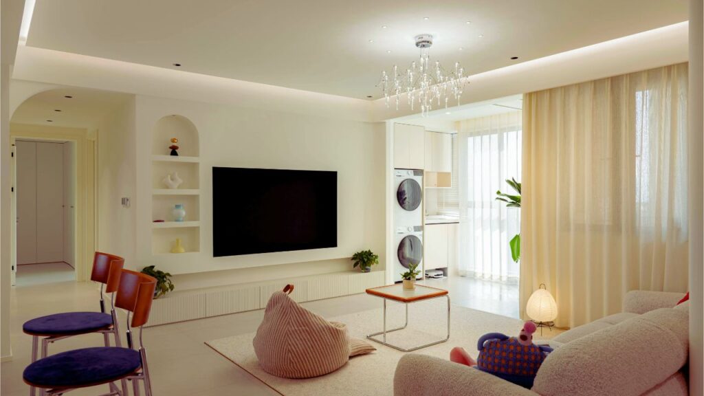 living room lighting ideas with layered light